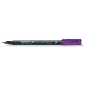 ΜΑΡΚΑΔΟΡΟΣ F ΑΝΕΞΙΤΗΛΟΣ LUMOCOLOR ΜΩΒ STAEDTLER 318-6
