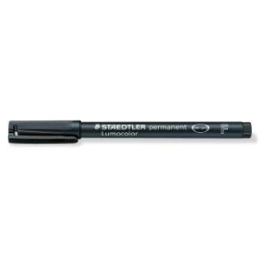 ΜΑΡΚΑΔΟΡΟΣ F ΑΝΕΞΙΤΗΛΟΣ LUMOCOLOR STAEDTLER Black 318-9