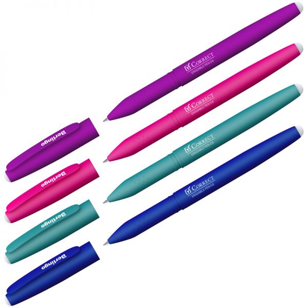 ΣΤΥΛΟ ΣΒΗΝΟΜΕΝΟ JEL CORRECT, 0.6MM  BLUE BERLINGO