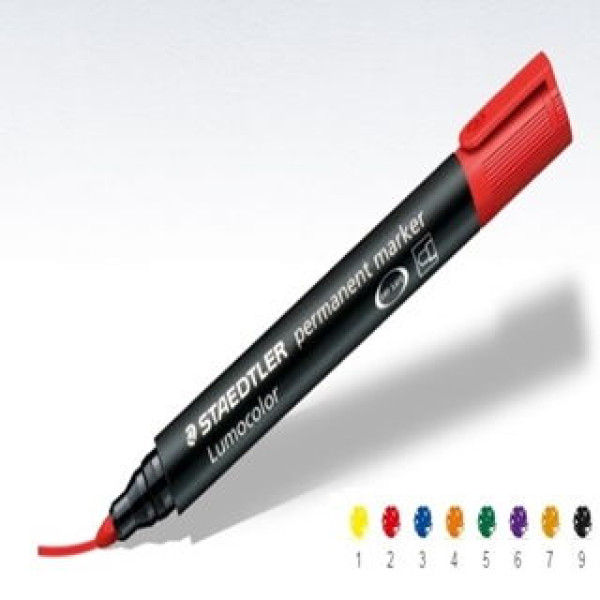 ΜΑΡΚΑΔΟΡΟΣ ΑΝΕΞΙΤΗΛΟΣ LUMOCOLOR STAEDTLER ΜΑΥΡΟΣ 352-9