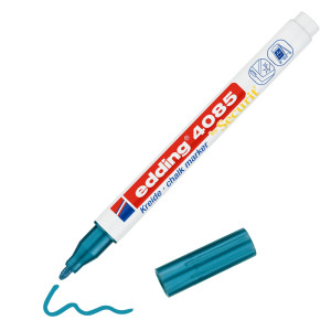EDDING  CHALK MARKER 4085 ΜΠΛΕ ΜΕΤΑΛΛΙΚΟ