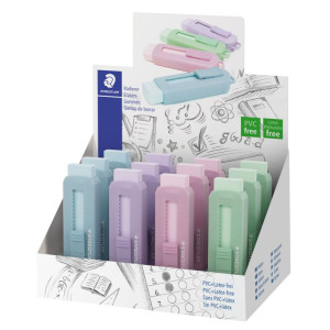 ΓΟΜΟΛΑΣΤΙΧΑ PASTEL  ΧΡΩΜΑΤΙΣΤΗ 525PS1P-S STAEDTLER