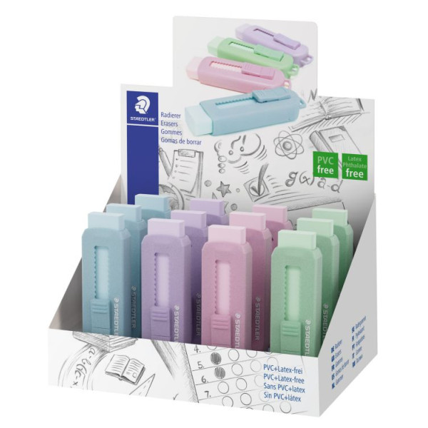 ΓΟΜΟΛΑΣΤΙΧΑ PASTEL  ΧΡΩΜΑΤΙΣΤΗ 525PS1P-S STAEDTLER