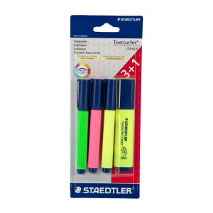 ΣΕΤ ΥΠΟΓΡΑΜΜΙΣΤΕΣ 4 ΧΡΩΜΑΤΑ ΣΕ BLISTER STAEDTLER ΣΕΤ ΥΠΟΓΡΑΜΜΙΣΤΕΣ 4 ΧΡΩΜΑΤΑ ΣΕ BLISTER STAEDTLER