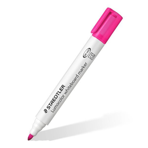 ΜΑΡΚΑΔΟΡΟΣ ΑΣΠΡΟΠΙΝΑΚΑ LUMOCOLOR STAEDTLER Ροζ 351-20