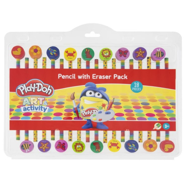 ΜΟΛΥΒΙΑ ΜΕ ΓΟΜΑ 18ΤΕΜ PLAY DOH