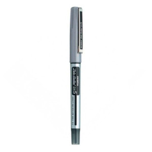 ΣΤΥΛΟ ZEBRA ZEBROLLER DX-5 SILVER 0.5MM BLACK ZB-16071Z