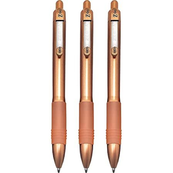 ΣΤΥΛΟ ZEBRA BALL Z-GRIP SMOOTHE ROSE GOLD 1.0MM