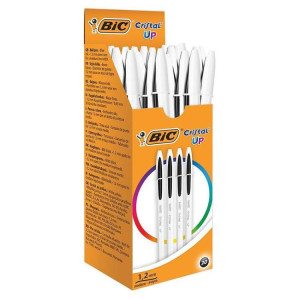 ΣΤΥΛΟ BIC CRISTAL UP 1,2mm ΜΑΥΡΟ