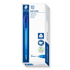 ΣΤΥΛΟ ΚΟΥΜΠΙ BALLPOINT PEN BALL 4230 M Blue 10ΤΕΜ
