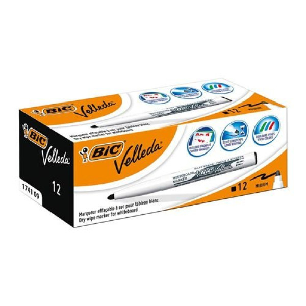 ΜΑΡΚΑΔΟΡΟΣ ΠΙΝΑΚΑ VELLEDA MED CETONE ΜΑΥΡΟΣ BIC