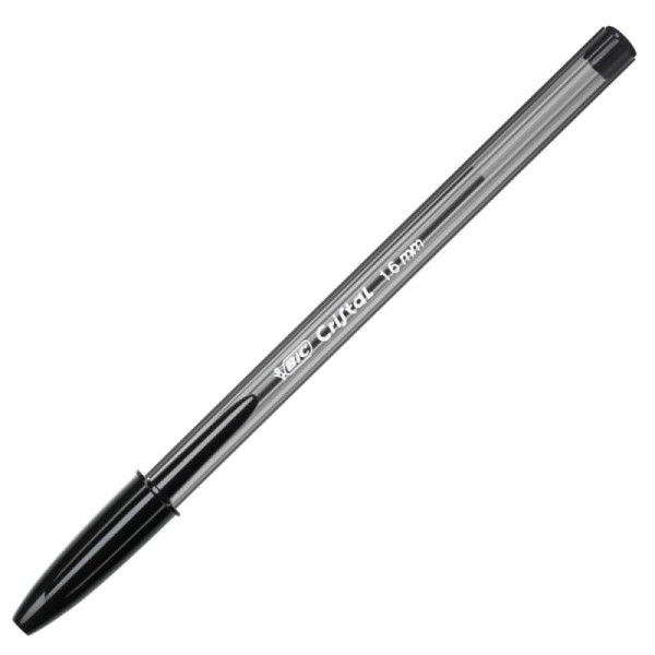 ΣΤΥΛΟ BIC CRISTAL LARGE 1,6mm ΜΑΥΡΟ