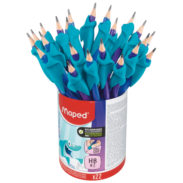 MAPED ΜΟΛΥΒΙ KIDY LEARN HB ΜΕ ΓΟΜΑ ΚΑΙ ΟΔΗΓΟ ΕΡΓΟΘΕΡΑΠΕΙΑΣ SHARK