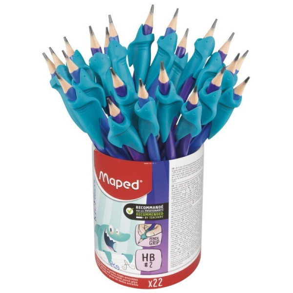 MAPED ΜΟΛΥΒΙ KIDY LEARN HB ΜΕ ΓΟΜΑ ΚΑΙ ΟΔΗΓΟ ΕΡΓΟΘΕΡΑΠΕΙΑΣ SHARK