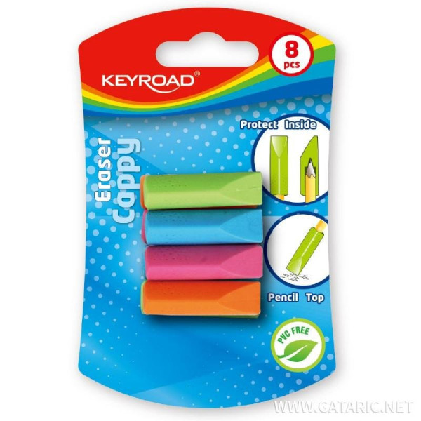 ΓΟΜΟΛΑΣΤΙΧΑ "CAPPY" 8TEM ΣΕ BLISTER CARD