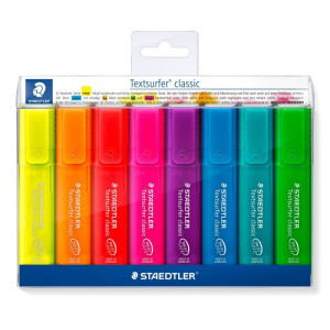 ΣΕΤ ΜΑΡΚΑΔΟΡΟΙ ΥΠΟΓΡΑΜΜΙΣHΣ TEXTSURFER CLASSIC STAEDTLER 8ΤΕΜ