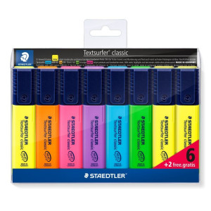 ΜΑΡΚΑΔΟΡΟΣ ΥΠΟΓΡΑΜΜΙΣHΣ STAEDTLER WALLET PROMO 6+2
