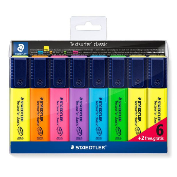 ΜΑΡΚΑΔΟΡΟΣ ΥΠΟΓΡΑΜΜΙΣHΣ STAEDTLER WALLET PROMO 6+2