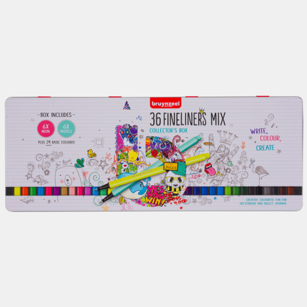 ΣΕΤ FINELINERS BRUYNZEEL 36 ΧΡΩΜΑΤΑ
