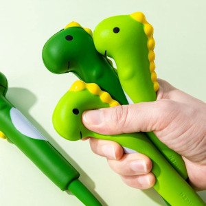 ΣΤΥΛΟ GEL SQUISHY "DINOSAUR" 0.5mm ΜΠΛΕ ΜΕΛΑΝΙ MANAL