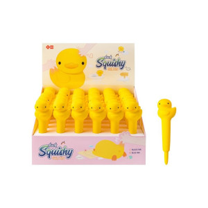 ΣΤΥΛΟ GEL SQUISHY "DUCK" 0.5mm ΜΠΛΕ ΜΕΛΑΝΙ MANAL