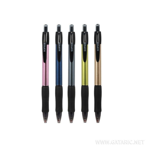 ΣΤΥΛΟ GEL OIL PEN "SOPHIA" ΔΙΑΦΟΡΑ ΧΡΩΜΑΤΑ