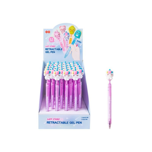 ΣΤΥΛΟ GEL PEN UNICORN 0.5MM, BLUE INK