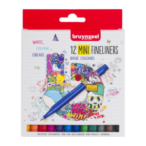 ΣΕΤ MINI FINELINERS BRUYNZEEL 12TEM
