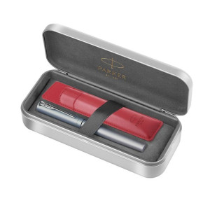 ΣΕΤ PARKER VECTOR XL SILVER-BLUE CT ROLLERBALL & ΘΗΚΗ