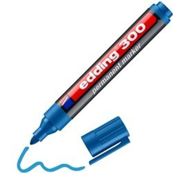 ΜΑΡΚΑΔΟΡΟΣ ΑΝΕΞΙΤΗΛΟΣ EDDING 300 1,5-3mm ΓΑΛΑΖΙΟΣ