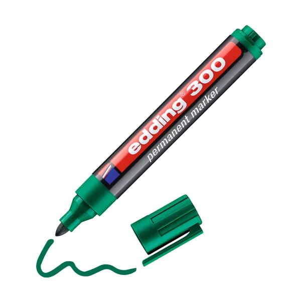 ΜΑΡΚΑΔΟΡΟΣ ΑΝΕΞΙΤΗΛΟΣ EDDING 300 1,5-3mm ΠΡΑΣΙΝΟ