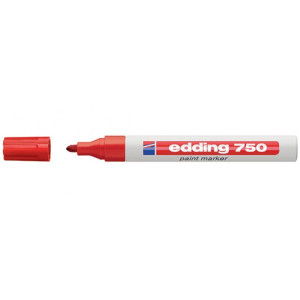 ΜΑΡΚΑΔΟΡΟΣ ΑΝΕΞΙΤΗΛΟΣ EDDING 750 2–4 mm ΚΟΚΚΙΝΟ ΜΑΡΚΑΔΟΡΟΣ ΑΝΕΞΙΤΗΛΟΣ EDDING 750 2–4 mm ΚΟΚΚΙΝΟ