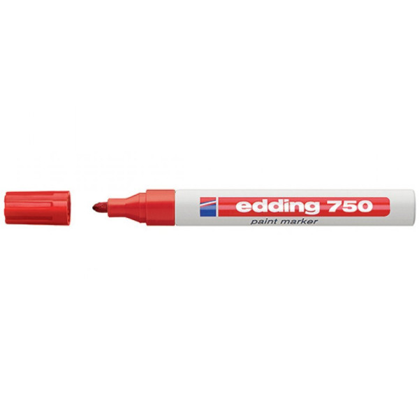 ΜΑΡΚΑΔΟΡΟΣ ΑΝΕΞΙΤΗΛΟΣ EDDING 750 2–4 mm ΚΟΚΚΙΝΟ