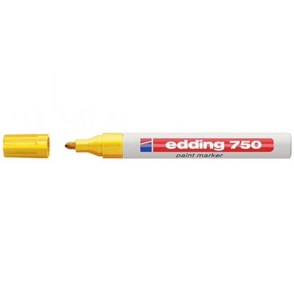 ΜΑΡΚΑΔΟΡΟΣ ΑΝΕΞΙΤΗΛΟΣ EDDING 750 2–4 mm ΚΙΤΡΙΝΟ