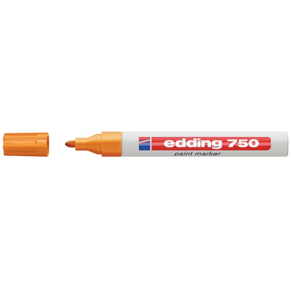 ΜΑΡΚΑΔΟΡΟΣ ΑΝΕΞΙΤΗΛΟΣ EDDING 750 2–4 mm ΠΟΡΤΟΚΑΛΙ