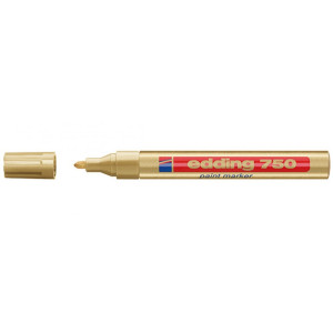 ΜΑΡΚΑΔΟΡΟΣ ΑΝΕΞΙΤΗΛΟΣ EDDING 750 2–4 mm ΧΡΥΣΟ ΜΑΡΚΑΔΟΡΟΣ ΑΝΕΞΙΤΗΛΟΣ EDDING 750 2–4 mm ΧΡΥΣΟ