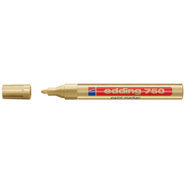 ΜΑΡΚΑΔΟΡΟΣ ΑΝΕΞΙΤΗΛΟΣ EDDING 750 2–4 mm ΧΡΥΣΟ