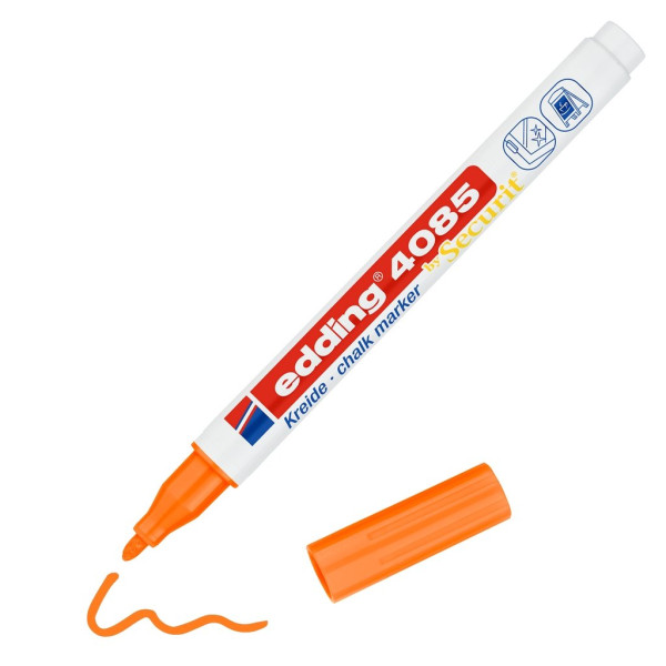 EDDING  CHALK MARKER 4085 ΠΟΡΤΟΚΑΛΙ ΦΩΣΦΟΡΟΥΧΟ