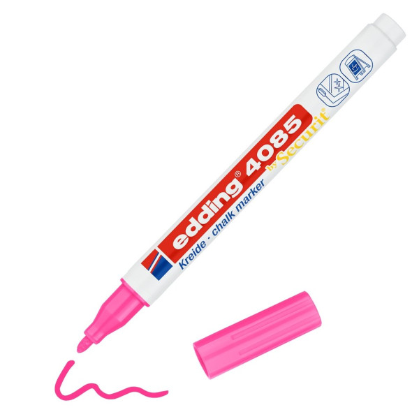 EDDING  CHALK MARKER 4085 ΡΟΖ ΦΩΣΦΟΡΟΥΧΟ