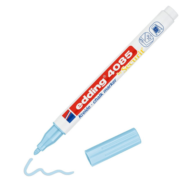 EDDING  CHALK MARKER 4085 ΜΠΛΕ ΠΑΣΤΕΛ