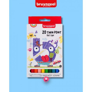 ΜΑΡΚΑΔΟΡΟΙ Kids Twin Point FeltTips Set 20