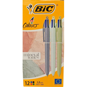 ΣΤΥΛΟ BIC MINERAL TONES 1.0mm 4 ΧΡΩΜΑΤΩΝ