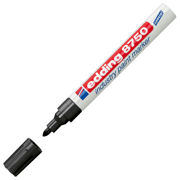 ΜΑΡΚΑΔΟΡΟΣ INDUSTRY PAINT MARKER 2-4mm ΜΑΥΡΟ