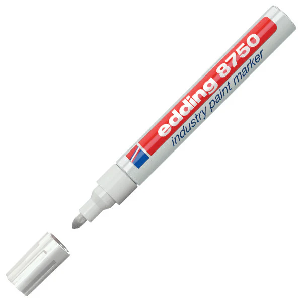ΜΑΡΚΑΔΟΡΟΣ INDUSTRY PAINT MARKER 2-4mm ΛΕΥΚΟ