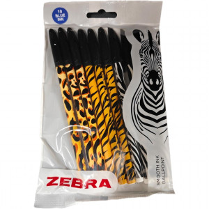 ΣΤΥΛΟ BALL DOODLER ANIMAL 1.0mm ZEBRA ΣΕΤ 10ΤΕΜ