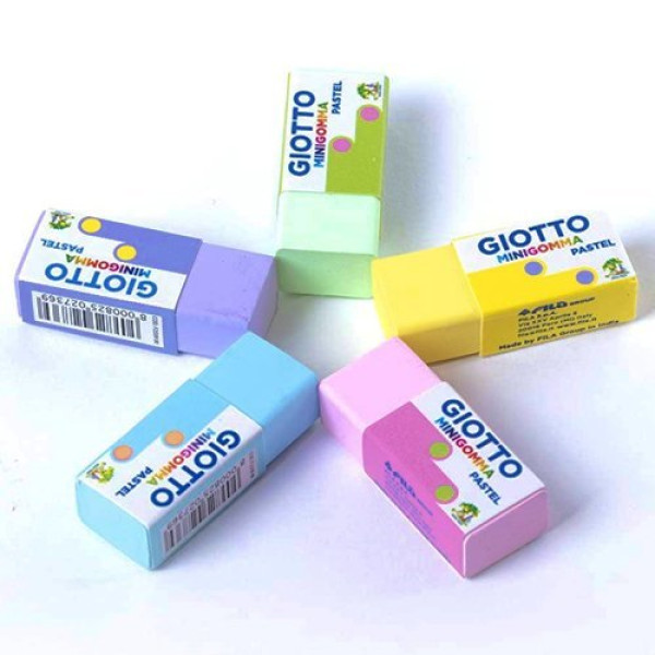 ΓΟΜΟΛΑΣΤΙΧΑ MINIGOMMA PASTEL ΔΙΑΦΟΡΑ ΧΡΩΜΑΤΑ GIOTTO