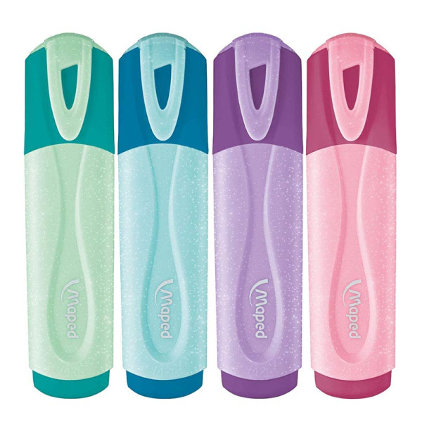 ΜΑΡΚΑΔΟΡΟΣ ΥΠΟΓΡΑΜΜΙΣΗΣ FLUO PASTEL PEP'S GLITTER ΣΕ 4 ΧΡΩΜΑΤΑ