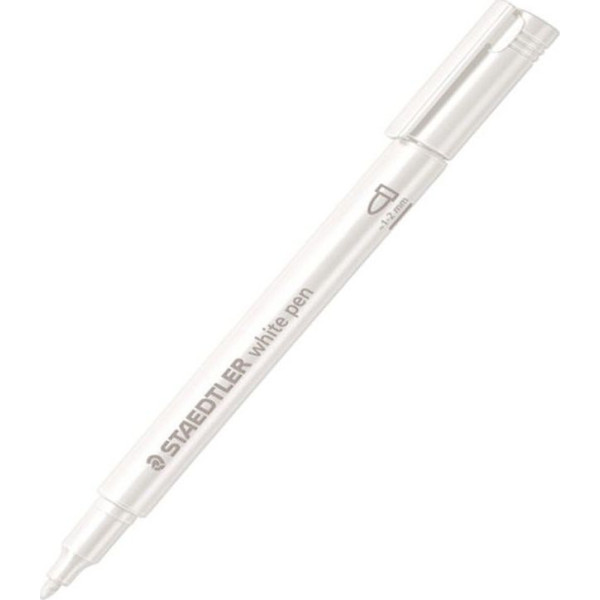 ΜΑΡΚΑΔΟΡΟΣ ΜΕΤΑΛΛΙΚΟΣ 1-2mm ΛΕΥΚΟΣ 8323-0 STAEDTLER