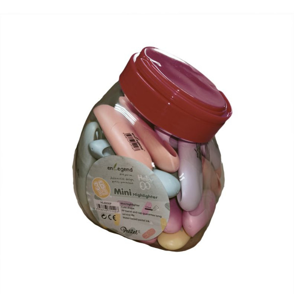 ΜΑΡΚΑΔΟΡΟΙ ΥΠΟΓΡΑΜ. ΜΙΝΙ PASTEL 6ΧΡΩΜΑΤΩΝ