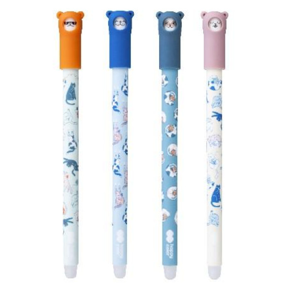 ΣΤΥΛΟ ΣΒΗΝΟΜΕΝΟ GEL CATS 0,5MM ΜΠΛΕ ΧΡΩΜΑΤΟΣ HAPPY COLOR   017398